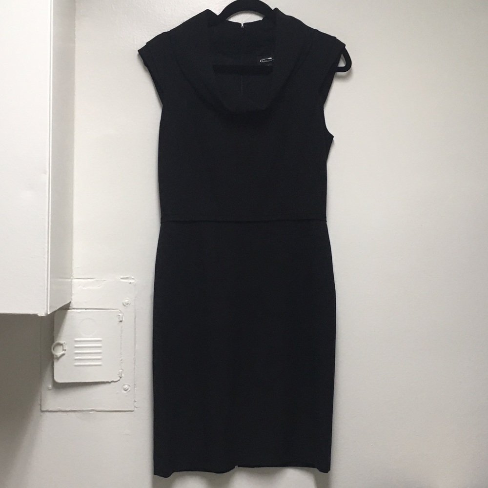 Tahari Sleeveless Cowl Dress